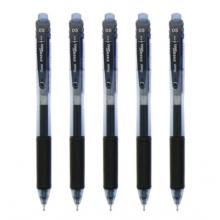 派通（Pentel）BLN105 按動中性筆 速干水筆 0.5mm 黑色5支裝