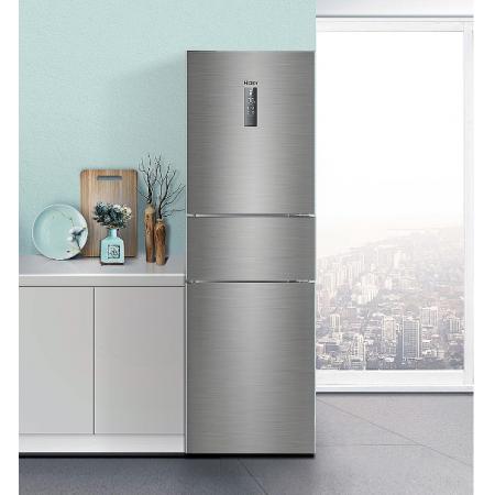 海爾（Haier）218升風(fēng)冷無霜三門冰箱小型家用租房中門全溫區(qū)變溫大冷凍凈味宿舍冰箱以舊換新BCD-218WDPD