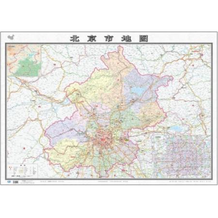 地圖	北京市地圖 （掛圖）107*76米（全圖）
