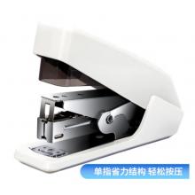 得力(deli)單指按壓省力訂書機(jī)/訂書器 適配12#訂書釘 可裝100枚釘 白色0467（不含釘）