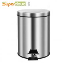Supercloud(舒蔻) 不銹鋼垃圾桶 40*25cm  圓形大號