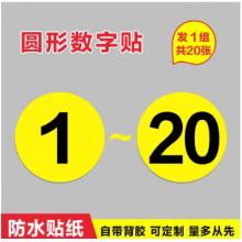 數(shù)字貼紙?zhí)柎a貼		1-24號(hào)