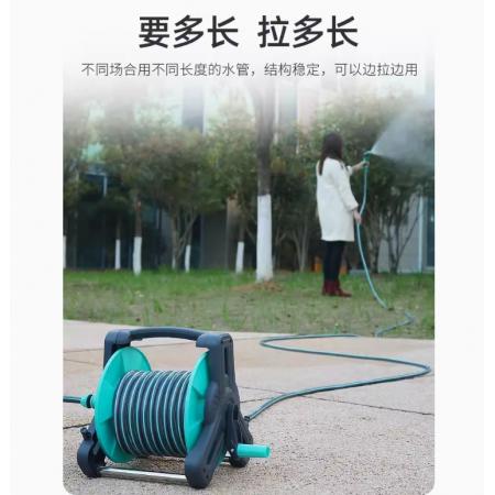 meyao自來水管	【自動排管】手推車30米套裝-花灑水槍