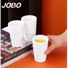 巨博（JOBO）密胺杯子  白色仿瓷1個裝