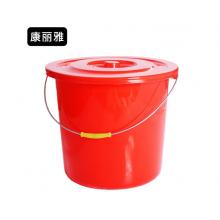水桶	康麗雅K-2297中號高度35cm直徑30cm  加厚