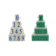 林雷  數(shù)字印章可調(diào)0-9特大號(hào)印活字   5號(hào)數(shù)字章0-9【一組10個(gè)數(shù)字】
