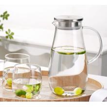 富光玻璃杯帶把家用冷水壺耐熱 2L花茶壺