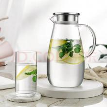 富光玻璃杯帶把家用冷水壺耐熱 2L花茶壺