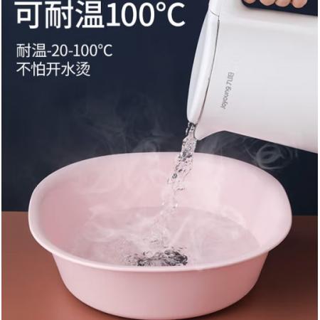 CHAHUA茶花洗臉盆34cm大號(hào)加厚抗菌洗腳盆洗衣盆