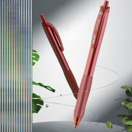 得力簽字筆 紅色S60