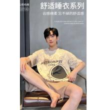 南極人男士睡衣夏季純棉短袖短褲青少年學(xué)生可外穿加大碼男款家居服套裝