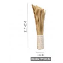鍋刷	斜口藤編把手30cm