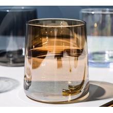 香柚小鎮(zhèn) 水杯玻璃漱口杯刷牙杯收納盒洗漱杯套裝家用簡約牙缸杯子 琥鉑色