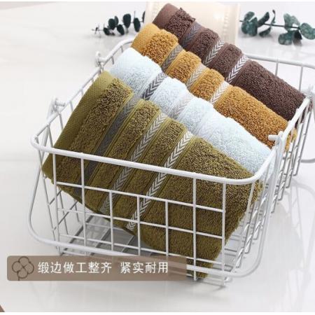金號(hào)純棉毛巾 AAA級(jí)抗菌洗臉毛巾A類(lèi)標(biāo)準(zhǔn)素色吸水毛巾4條70*33cm/100g