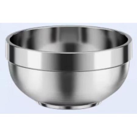 中式圓形 304不銹鋼碗 湯碗雙層隔熱餐具面碗16CM	炫朗	LVW16
