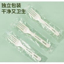 一次性叉子SHUANG 	50只獨(dú)立裝可降解