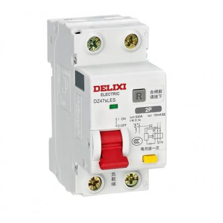 德力西電氣 小型漏電保護斷路器 上進線 2P C型 16A DZ47SLES2C16