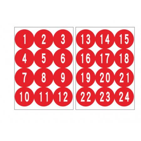 大號(hào)數(shù)字貼紙?zhí)柎a貼 8cm紅色大號(hào)數(shù)字標(biāo)簽貼紙13-24