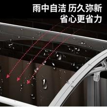 雨棚	黑色+茶色,伸出80cm*貼墻200cm整套