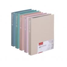 文件夾	齊心A4/40頁4孔活頁資料冊莫紫A6637