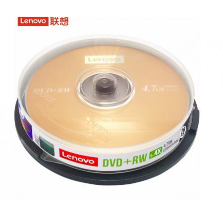 聯(lián)想 DVD+RW 空白光盤/刻錄盤 1-4速4.7GB 臺(tái)產(chǎn)檔案系列 桶裝10片 可擦寫 可重復(fù)刻錄