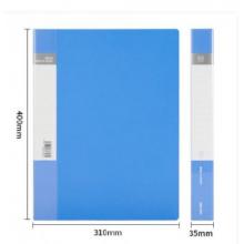文件資料冊60頁 得力5005ES藍色