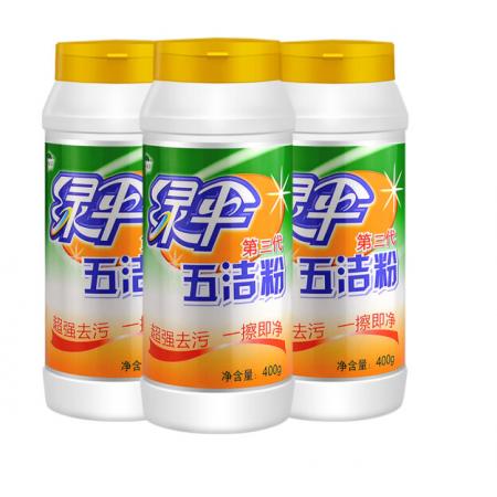 五潔粉	綠傘不銹鋼清潔劑 500g/30瓶/箱