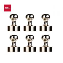 金屬磁釘	得力MB413（12mm） 12mm*6個(gè)
