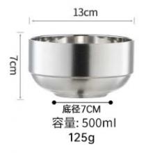 振宏  不銹鋼小碗	直徑13cm，高7cm