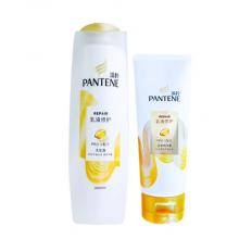 潘婷洗護套裝 乳液修護洗發(fā)400ml+潤發(fā)精華素200ml