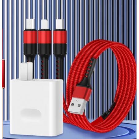 三頭充電器OKSJ	 安裝 頭+線