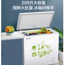 冰柜	容聲（Ronshen）205升低霜小型冰柜家用冷藏冷凍轉(zhuǎn)換單溫冷柜 一級(jí)能效 母嬰母乳臥式冰箱 BD/BC-205MB