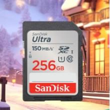 閃迪（SanDisk）256GB SD內(nèi)存卡 U1 C10 至尊高速存儲卡 讀速150MB/s