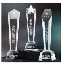 獎(jiǎng)杯	定制水晶獎(jiǎng)杯