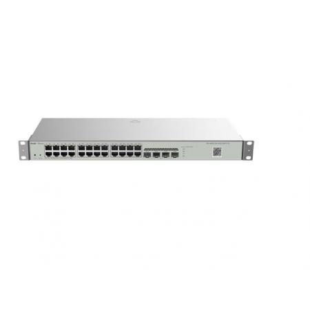銳捷（Ruijie）二層網(wǎng)管24口千兆交換機(jī) RG-NBS3100-24GT4SFP 4個(gè)千兆光口 企業(yè)監(jiān)控工程高性能分流器