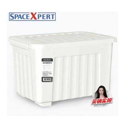 收納箱	SPACEXPERT	60L白色 1個裝 帶輪