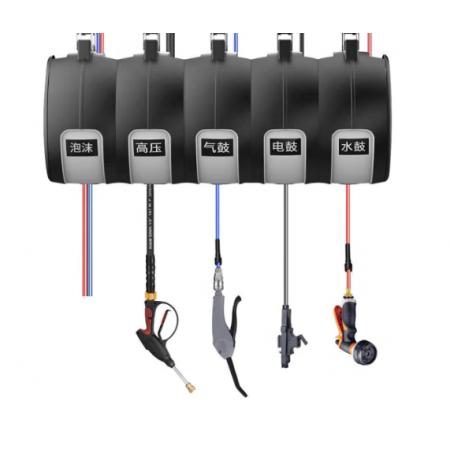 四合一洗車組合鼓8030 藤原 高壓，水，氣，電四鼓，帶安裝架