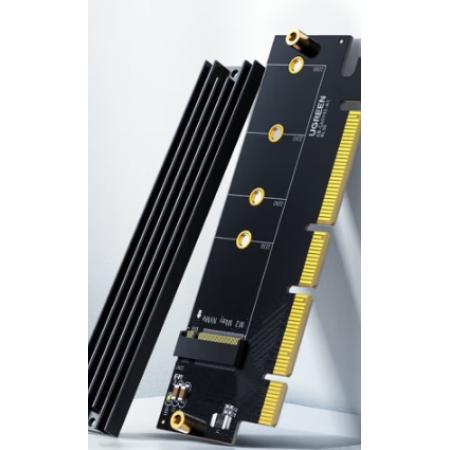 綠聯(lián)（JEYI）PCIE轉(zhuǎn)接卡 pcie 4.0 轉(zhuǎn)M.2固態(tài)硬盤 NVMe擴(kuò)展卡 PCIe X16/X4/X1轉(zhuǎn)M.2 SSD硬盤套 PCIE4.0X1轉(zhuǎn)NVME（海馬2號X1