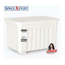 收納箱	SPACEXPERT	60L白色 1個裝 帶輪