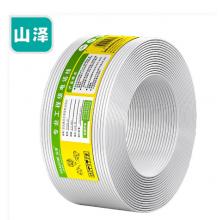 山澤（SAMZHE）M50B-4C 4芯單股純銅電話線50米/卷圓線