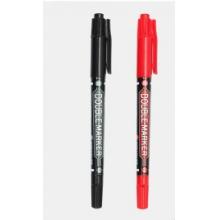 晨光 M&G 小雙頭記號(hào)筆 MG-2130 細(xì)頭2.0mm 極細(xì)頭0.5mm (紅色) 12支/盒