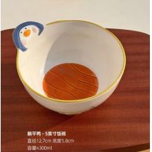 餐碗	美廚  躺平鴨-5英寸 陶瓷