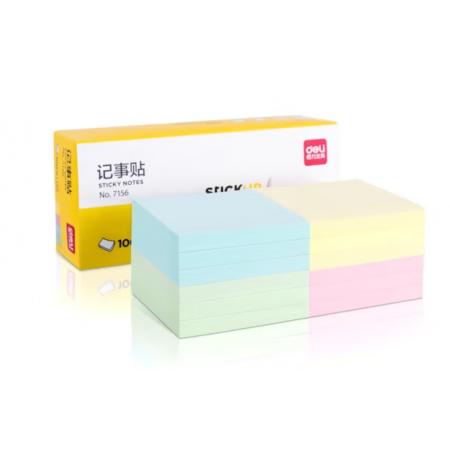易事貼	得力76mm×76mm100張(彩色)