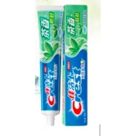 佳潔士茶潔清新口氣防蛀牙膏含氟牙膏140g綠茶香型京東自營(yíng)新老包裝混發(fā)