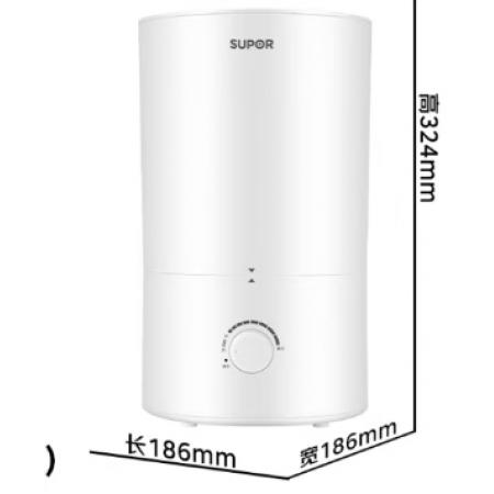 蘇泊爾（SUPOR）加濕器臥室輕音辦公室桌面大容量家用空氣加濕凈化取暖器伴侶EHTW-21A-350 