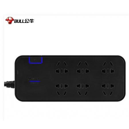 公牛（BULL）GN-H3060插排	3米8孔