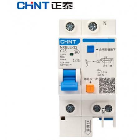 漏電保護(hù)器	正泰 NXBLE-32 1P+N 25A