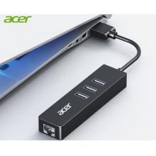 宏碁（acer）分線器	千兆網(wǎng)口+USB3.0*3(usb口)黑色