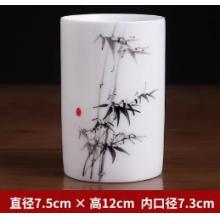 白瓷筆筒	直徑7.5cm*高12cm