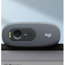 羅技（Logitech）C270 高清攝像頭 USB電腦筆記本臺式機(jī)攝像頭 視頻會議網(wǎng)課攝像頭帶麥克風(fēng) 即插即用